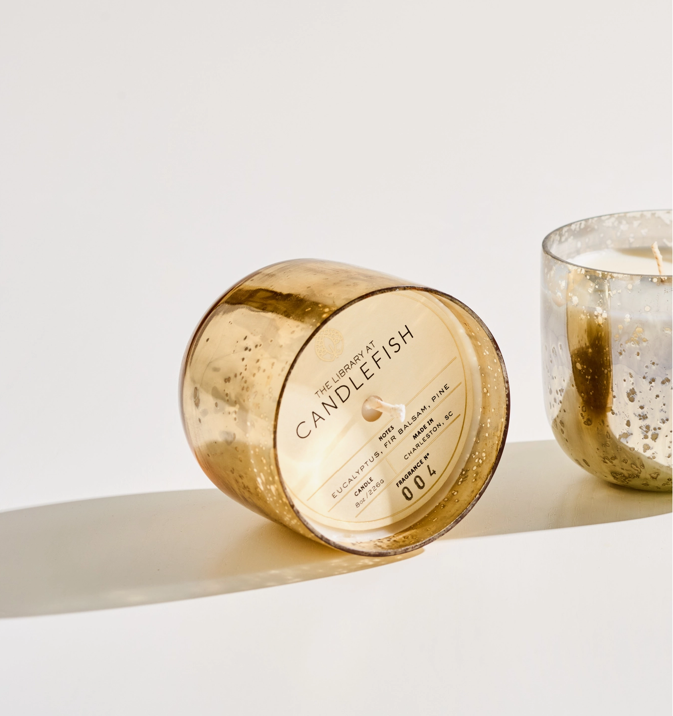 Mercury Glass Candle