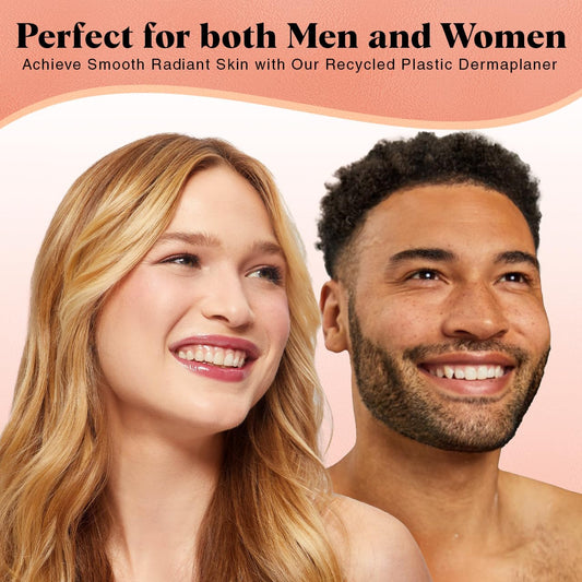 Kitsch Dermaplaning Tool - Face Razors for Women and Men, Eyebrow Trimmer and Face Shaver - 12pc, Terracotta