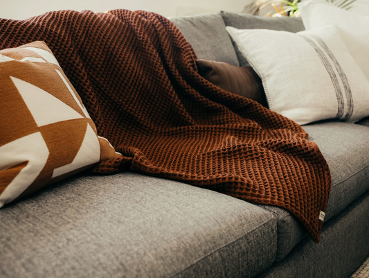 Weightless Waffle Throw Blanket