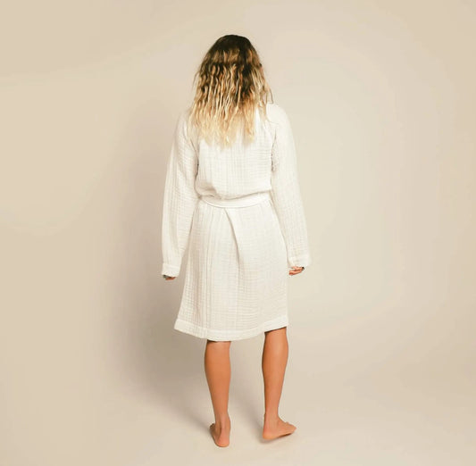 Gauzy Robe | White
