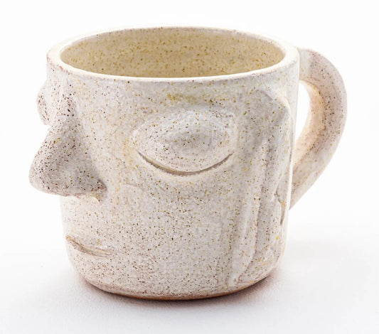 Atzompa Clay Face Mug