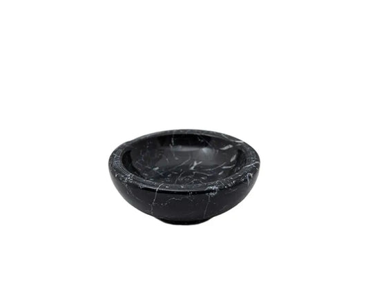 Belle Black Marble Bowl