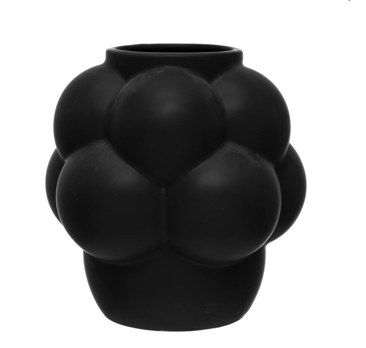Black Bubble Vase
