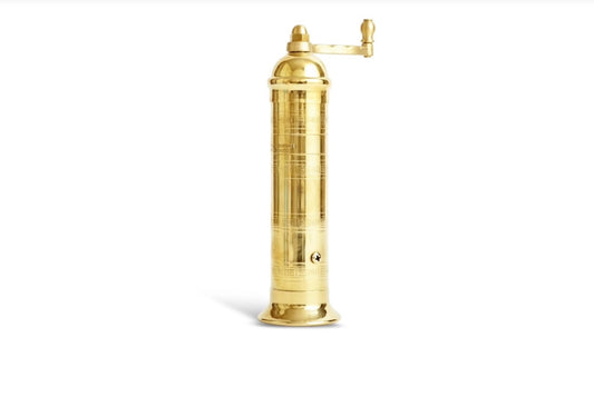 The Original Greek Brass Pepper Mill - 8"