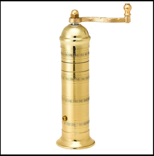 The Original Greek Brass Salt Mill - 9"