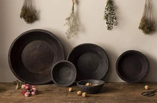 Found Dough Bowl | Dark Wash