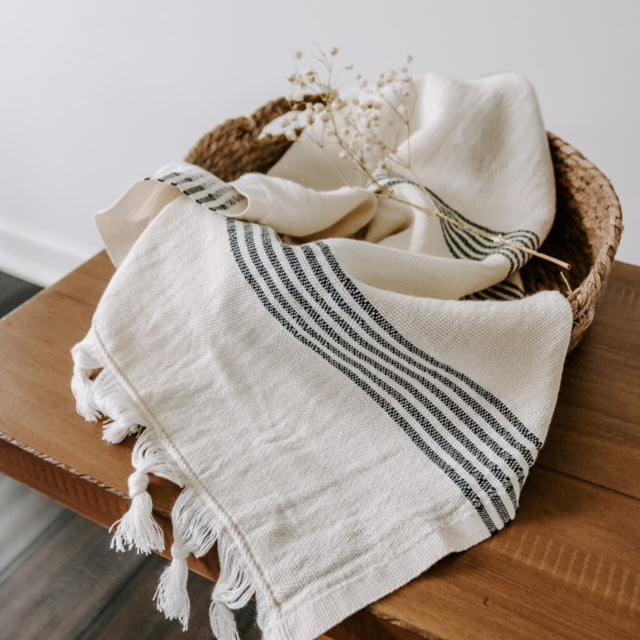 Turkish Hand Towel- Multi Stripes