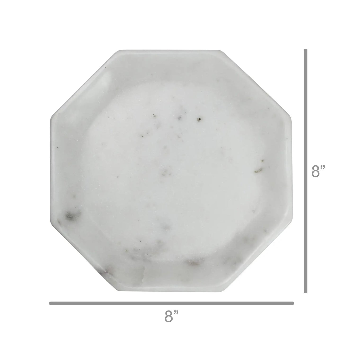 Octagon Marble Tray