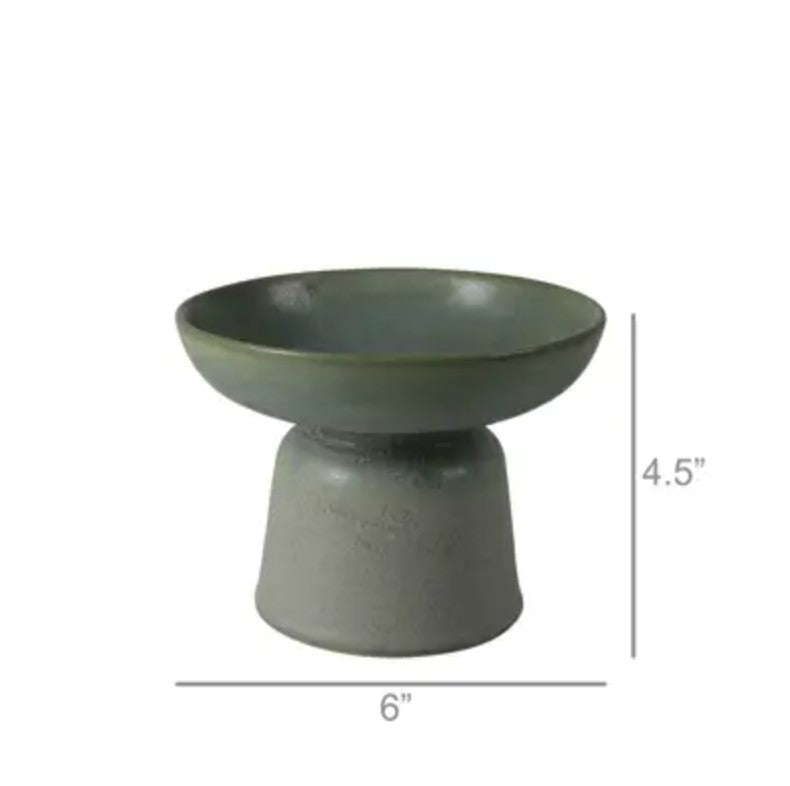 Sage Pedestal Bowl