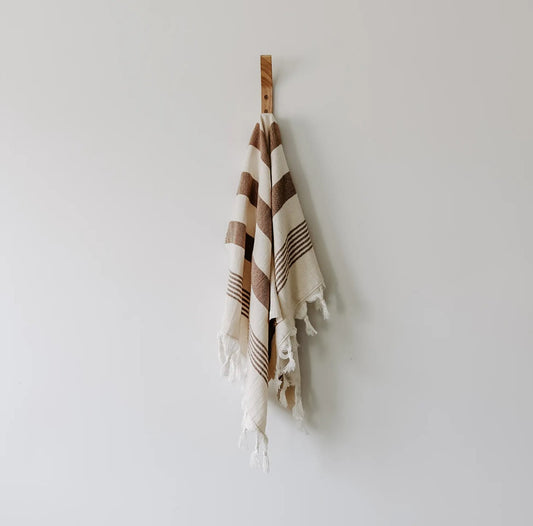 Turkish Hand Towel - Neutral Stripes