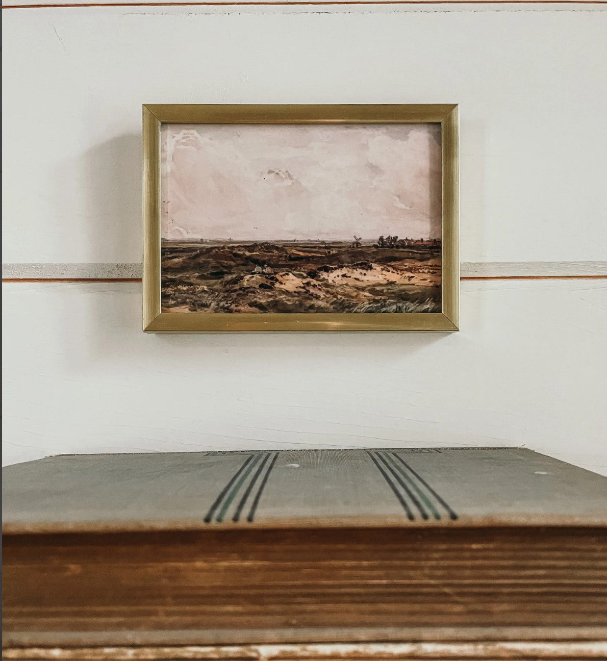 Little Vintage Fine Art & Gold Frame - Dreamers 3X5