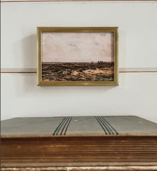 Little Vintage Fine Art & Gold Frame - Dreamers 3X5