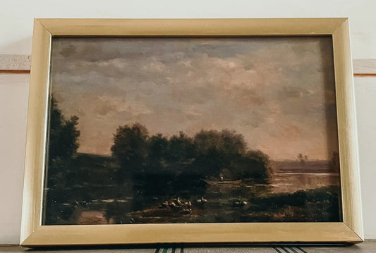Little Vintage Fine Art & Gold Frame - Duck River 3X5