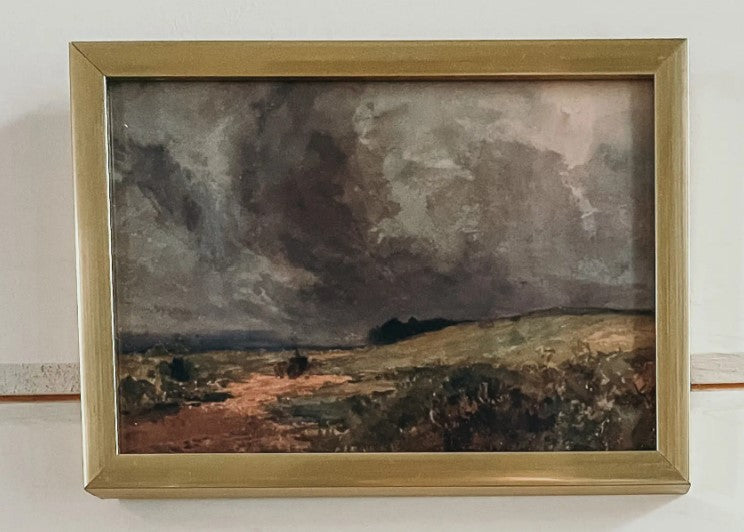 Little Vintage Fine Art & Gold Frame - Stormy Skies 3X5