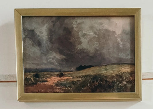 Little Vintage Fine Art & Gold Frame - Stormy Skies 3X5