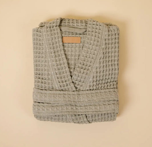 Weightless Waffle Robe | Aloe
