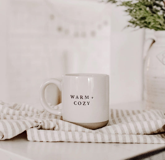Warm + Cozy Stoneware Mug