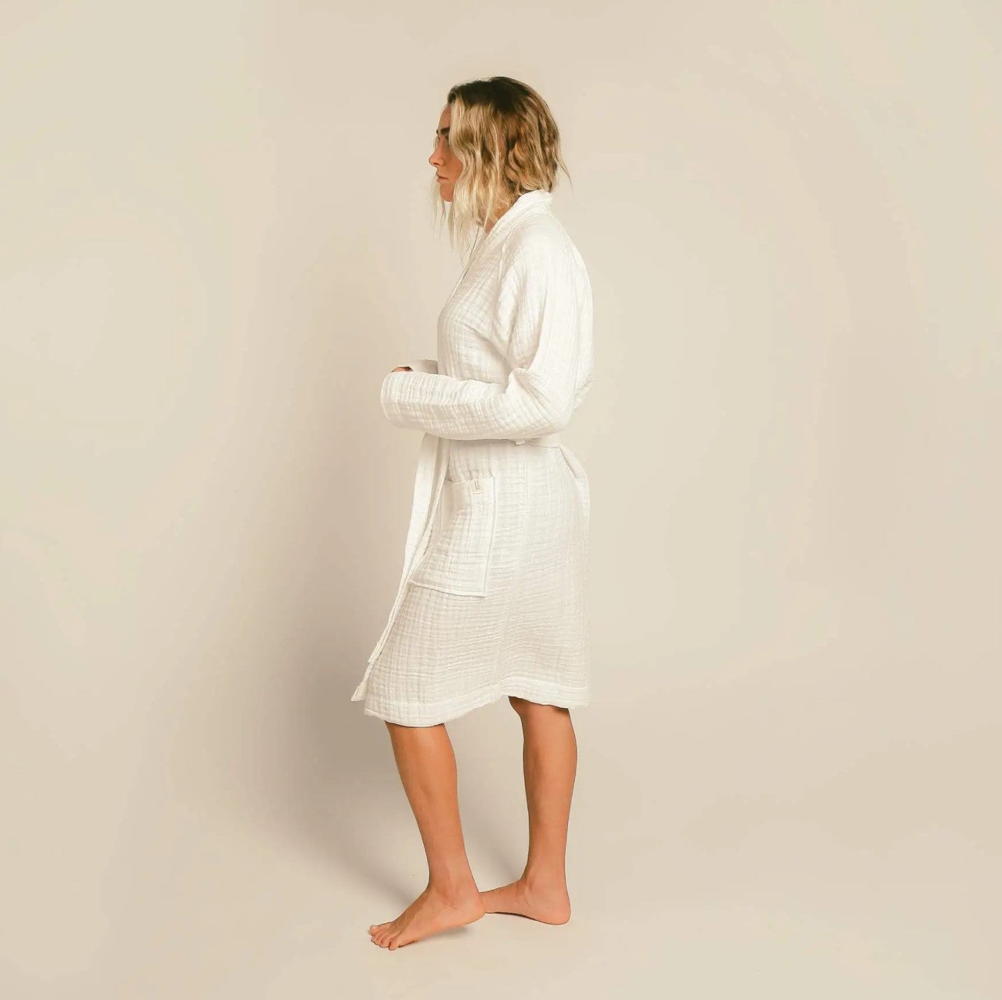 Gauzy Robe | White