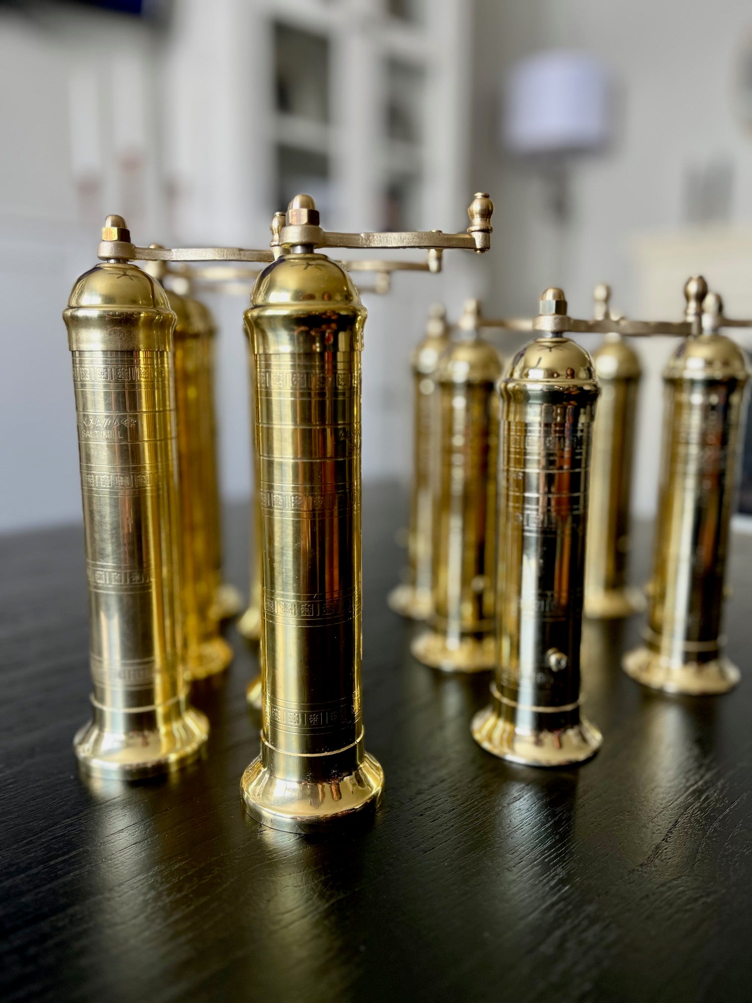 Athena' series brass pepper mill ALEXANDER #303 8.3” - Brasspeppermill