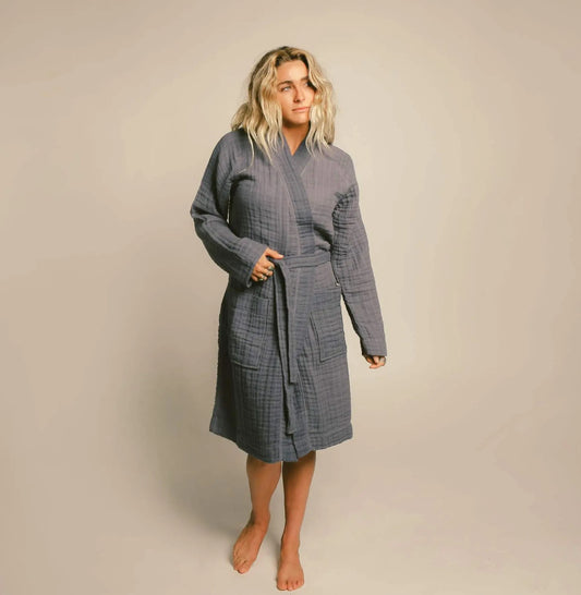 Gauzy Robe | Indigo