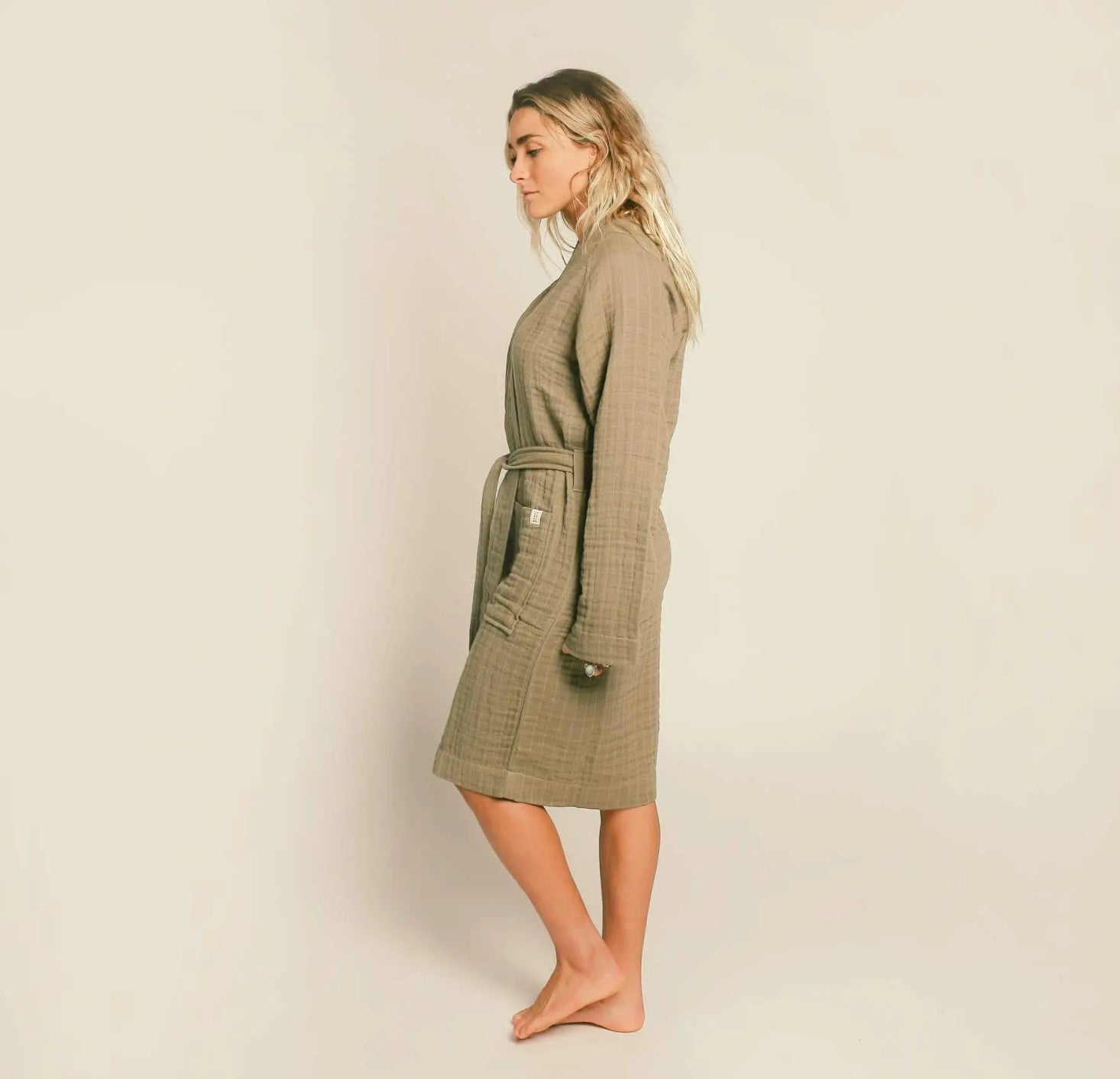 Gauzy Robe | Sage – hyggelyhomeco