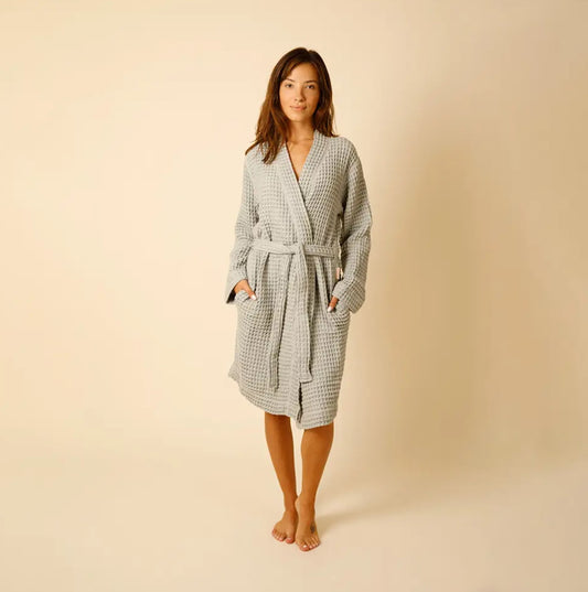 Weightless Waffle Robe | Aloe