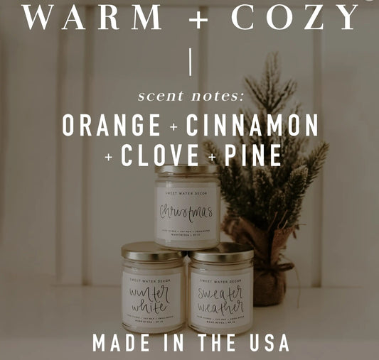 Warm & Cozy Stoneware Candle